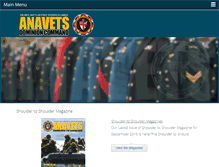 Tablet Screenshot of anavets.ca
